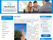 Tablet Screenshot of hgv-berlin-steglitz.de